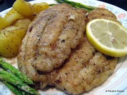 Creamy Dory In Butter And Lemon Sauce With Boiled Potatoes And Asparagus Seafood Dishes Dory Fish Recipe Boiled Potatoes