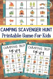 Planning a scavenger hunt may seem like an overwhelming task, but there are some exciting new apps available that make it easy. Camping Scavenger Hunt Printable Game Views From A Step Stool