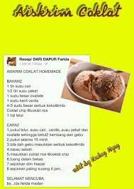 Ais Krim Coklat Icee Recipe Ice Cream Recipes Homemade Ice Cream