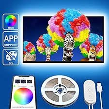 Amazon Com Tv Backlights With App Govee 6 56ft Rgb Led Strip Lights 5050 Tv Lights Kits For 40 60 Inch Tv Multi Di Bias Lighting Led Tv Rgb Led Strip Lights