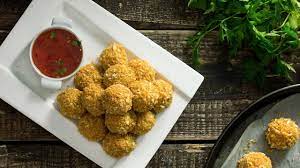 These Potato Cheese Balls Are Crispy With Gooey Melted Cheese In The Middle Easy To Prepa Stuffed Potato Balls Potato Cheese Balls Recipe Potato Cheese Balls