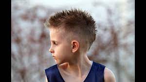 This faux hawk haircut is simple and manly. How To Cut A Boy S Mohawk Fohawk Hair Cut Tutorial Fauxhawk Youtube