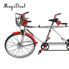 Based on tandem bicycle style, full of design art. 1 10 Scale Mini Alloy Diecast Racing Tandem Bike Model Bicycle Toy For Home Office Desk Decoration Collection Diecasts Toy Vehicles Aliexpress