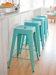 Decorating With Bright Colors Small Kitchen Decor Turquoise Room Farmhouse Bar Stools