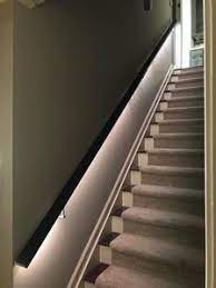 Led Square Flat Wall Mount Modern Stair Hand Rail Staircase Railing Kit Aluminium In 2021 Modern Stairs Staircase Handrail Modern Stair Railing