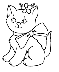 On each of the following pages, you will find an image of one famous work of art. Kitty Cat Coloring Pages For Kids Printable Coloring Pages Coloring Library