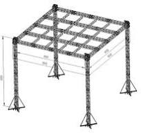 6082 Aluminum Spigot Square Circle Lighting Truss For Heavy ...
