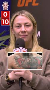 Can Molly McCann guess the fighter from the tattoo? 👀 #mma #mcgregor  #jonjones