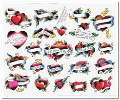 Heart With Banner Tattoo Traditional Tattoo Banner Banner Tattoo Design Tattoo Banner