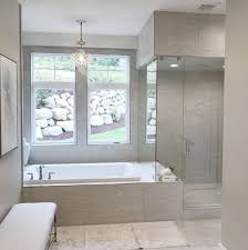 Open Concept Bathrooms With Large Glass Walls And Doors Have Become A Beautiful Design Trend What Are Y Open Concept Bathroom Bathroom Design Glass Shower Tub