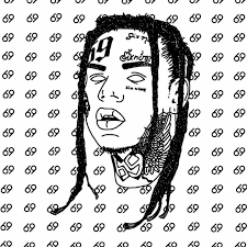 Instead of releasing incredibly bad reggaeton songs, he tries out his luck with his voice, namely changing the way it sounds. Tekashi69 6ix9ine Art 6ix9ine Drawing Rapper Art