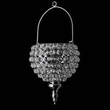 Wgv glass hanging plant terrarium, width 3, height 9, droplet diy succulent air planter clear tea light votive candle holder for event home garden outdoor decor, 1 piece. Crystal Hanging Candle Holders Hanging Votive Candle Holders Bulk