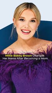 Millie Bobby Brown has officially dropped "Bobby Brown” from her name,  following her marriage to Jake Bongiovi and welcoming their first child. ,  #MillieBongiovi #CelebrityBabyNews #StrangerThings ...