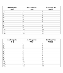 Then you can download and print the pdf. 10 Best Scattergories Sheets Printable Printablee Com