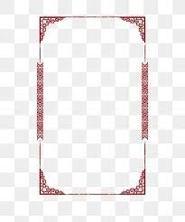 Chinese Style Pattern Frame Line Retro Decoration Red Png Transparent Clipart Image And Psd File For Free Download Vintage Borders Free Graphic Design Pattern Fashion