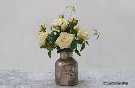 Check spelling or type a new query. Luxury Real Touch Roses In Vase Preserved Floral Arrangements Silk Flowers