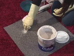 Use a clean area of cloth to continue to blot until all the stain is removed. How To Remove Paint From Carpet Youtube
