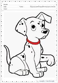 Colorir é uma atividade até agora permanentemente atribuída e destinada a crianças. Desenhos Colorir Cachorros Imprimir Pintar 101 Dalmatas 3 Educacao E Transformacao