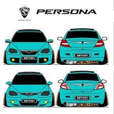 Selesai sudah penyerahan kenderaan proton persona 🎊🎊🎊. Sticker Kereta Proton Persona Pelbagai Pilihan Design Dan Juga Warna Siap Nombor Plate Yang Boleh Custom Shopee Malaysia