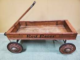 Height 8 cm, length 23.5 cm, width 11.5 cm. Antique Wooden Wagon In Vintage Antique Pull Toys For Sale Ebay