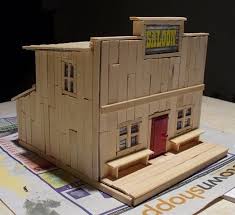 Glue popsicle sticks covering the wall frame. Popsicle Stick House Plans Free 35 So Adorable Popsicle Stick Craft House Designs For Fun
