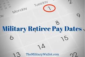 2020 Retired Military Pay Dates Annuitant Pay Schedule