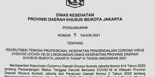 See full list on lokerkesehatan.id Rekrutmen Nakes Di Dki Jakarta Untuk Pengendalian Covid 19 Ini Informasi Lengkapnya Halaman All Kompas Com