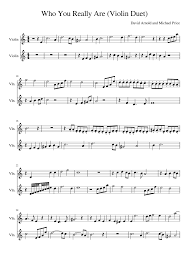 Sherlock Who You Really Are Violin Duet Sheet Music For Violin String Duet Musescore Com