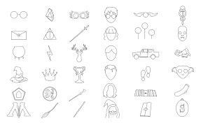 Stream the harry potter film series, on peacock. Harry Potter Icons On Behance
