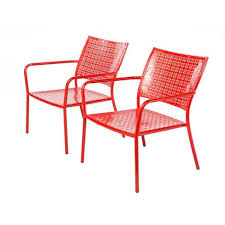 The perfect way to catch some rays, with the opportunity to sit up and work on your device, if you really must! 2pc Wrought Iron Martini Low Profile Garden Patio Lounge Chairs Alfresco Home Target