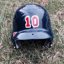Batting Helmet Decal Stickers Helmet Number Decals For Etsy In 2021 Batting Helmet Baseball Helmet Helmet Decals