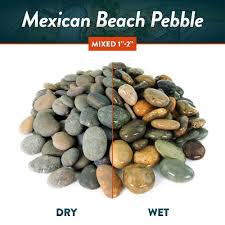 Southwest Boulder Stone 0 50 Cu Ft 3 In To 5 In Mixed Mexican Beach Pebble Smooth Round Rock For Gardens Landscapes And Ponds 02 0303 The Home Depot In 2020 Mexican