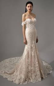 Marija Enzoani Wedding Dresses Bridal Gowns Bardot Wedding Dress