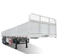 13m Dropside Cargo Trailers 30 50 Tons Flatbed Container 40FT Semi Trailer