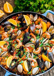 Chicken And Seafood Paella Recipe Paella Recipe Seafood Paella Recipe Seafood Paella