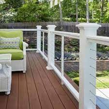 Browse the composite railing kits carried by the deck store online. Check Out The Timbertech Azek Deck Railing Photo Gallery To Create Your Dream Deck Porch And Patio Design Decksdirect Deck Railing Design Cable Railing Deck Deck Railings