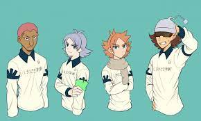 Tags Pixiv Id 13946089 Inazuma Eleven Inazuma Eleven Ares No Tenbin Fubuki Shirou Mabuka Souji Fubuki Atsuya Someoka Ryuugo Hakuren Uniform Aqua Backg