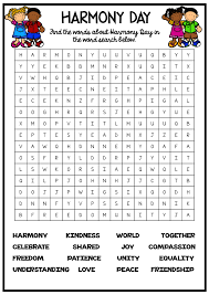 This Pack Of Word Finds Will Engage And Entertain Your Students With 20 Unique Word Searches For Them To Comple Harmony Day Word Find Student Centered Learning