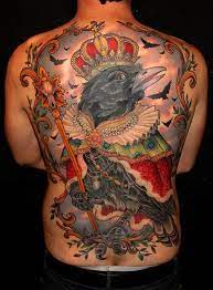 I've never posted a legit photo of these tattoos that i had done this past fall. Amazing Tattoo By Ryan Mason Via Flickr Tattoos Crow Tattoo Back Tattoo