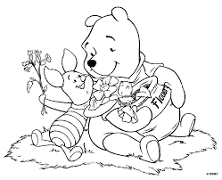Gambar bisa di download dan langsung print. Pictures Of Winnie The Pooh And Friends Coloring Home