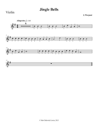 Jingle Bells Violin Piano By J Pierrpont Digital Sheet Music For Score Sheet Music Single Solo Part Download Print S0 89695 Sheet Music Plus