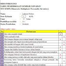 Beautifull Download Soal Mmpi Pdf Paling Heboh
