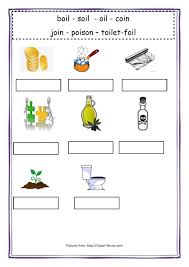 I really think the key to teaching digraphs is picture support. Oi Sound Worksheet