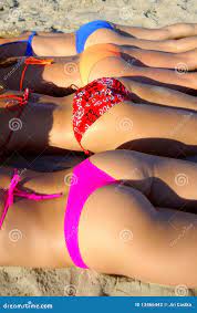 4 butts stock photo. Image of model, female, beach, lifestyle - 13466442