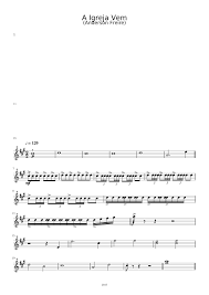 A igreja vem com aquele que brilha. A Igreja Vem Fraternal Trompete 2 Sheet Music For Vocals Solo Musescore Com