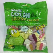 Veggie Colin The Caterpillar Vegetarian Sweets Candy Colin The Caterpillar Vegetarian Food Gifts