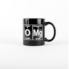 Our mugs are made of durable ceramic that's dishwasher and microwave safe. Periodic Table Themed Omg Coffee Mug