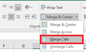 How do i wrap a column in excel? Excel How To Merge Cells