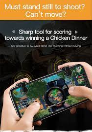 Us 3 99 20 Off Baseus For Pubg Game Gamepad L1 R1 Gamepad Trigger For Iphone Xr Xs Max Aim Fire Button For 4 0 6 5inc Mobile Phone Game Mobile Phone Joystick