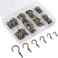 Buy the best and latest ceiling hook on banggood.com offer the quality ceiling hook on sale with worldwide free shipping. Buy Bronze Screw In Cup Hooks Kit 105 Pcs Ceiling Hooks In 6 Size For Hanging 1 2 5 8 3 4 7 8 1 1 1 4 Online In Indonesia B08d6b3cw6